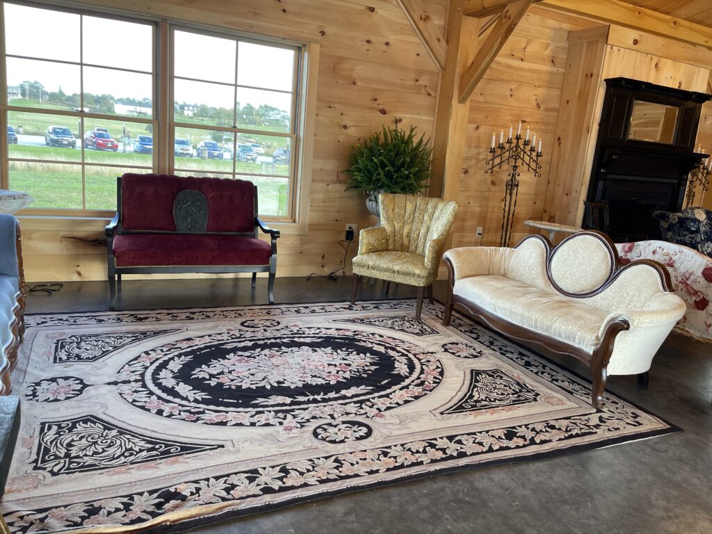 Persian Style Rugs with Sofa
